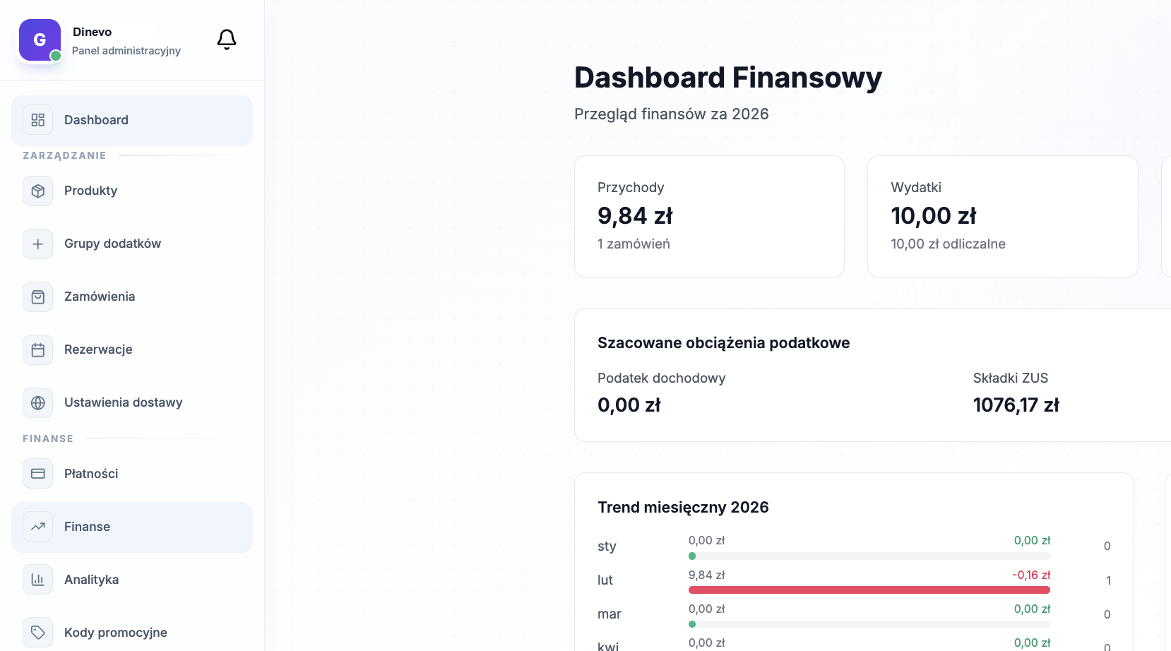 Dashboard